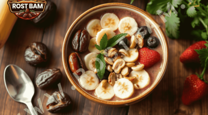 آموزش تهیه اسموتی خرما و موز