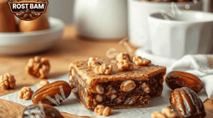 آموزش تهیه دسر خرما و گردو